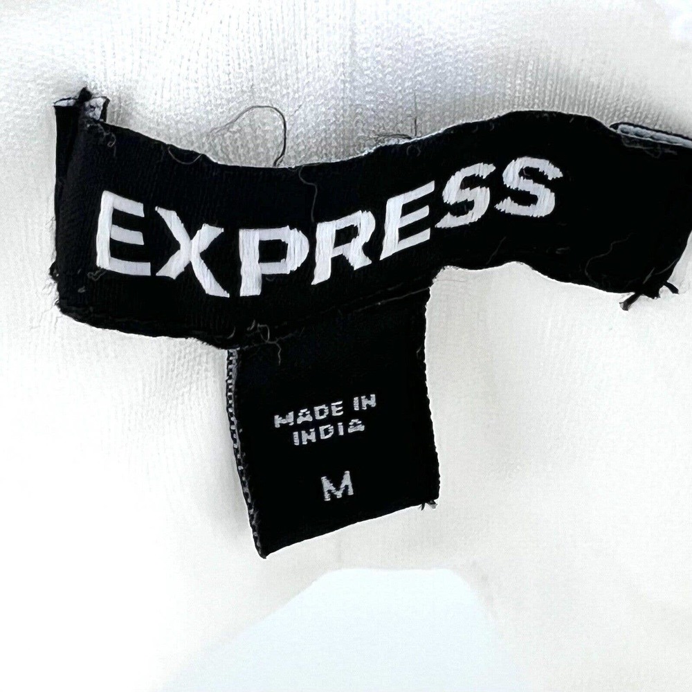 EXPRESS Ruffled Cut Out Back Mini Dress - Picture 8 of 8